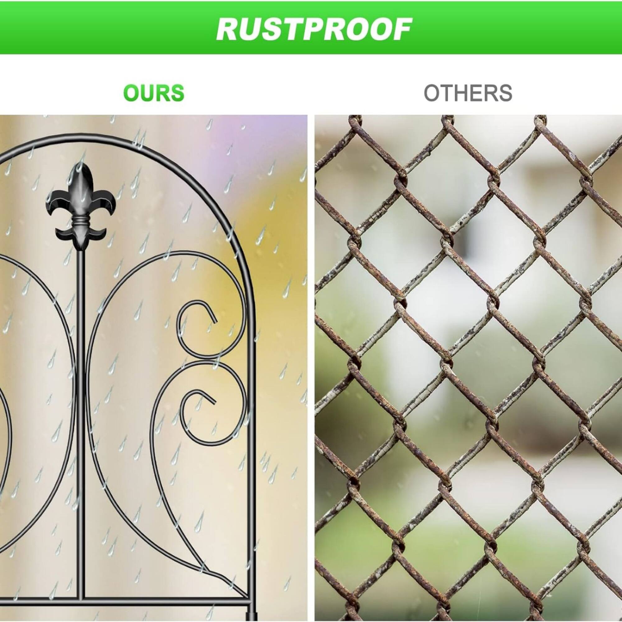 NEX™ Black Decorative Butterfly Garden Fence, 10ct.